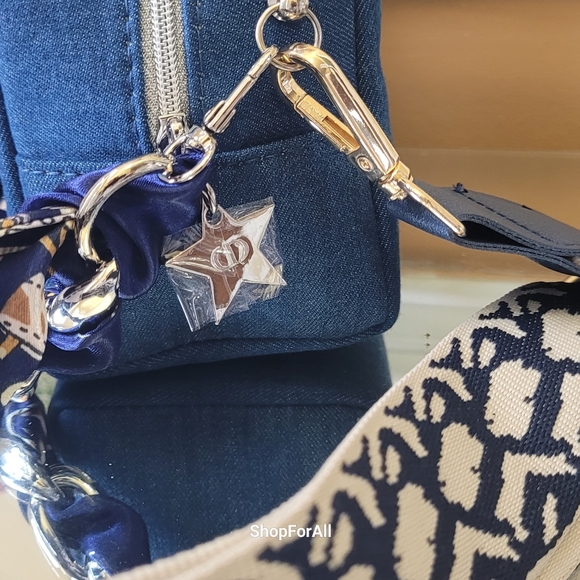 Dior Beauty Denim CB/ Shoulder Bag. NWOT. - Picture 10 of 12